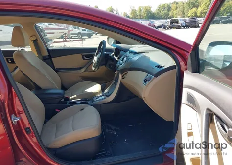 2013 Hyundai Elantra Gls из США, поврежденный, VIN 5NPDH4AE1DH184210